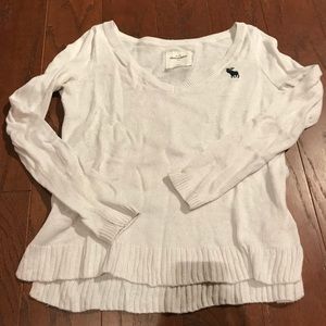 FINAL PRICE: White Abercrombie Sweater